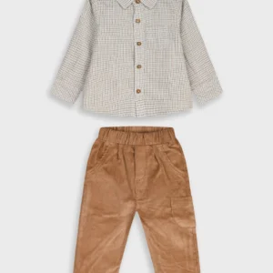 Βρεφικό σετ πουκάμισο και παντελόνι