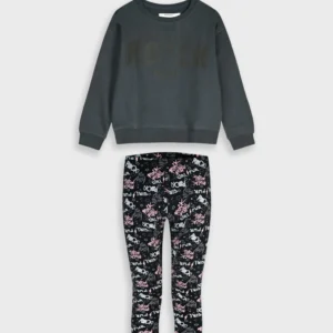 Σετ φούτερ μπλούζα με κολάν