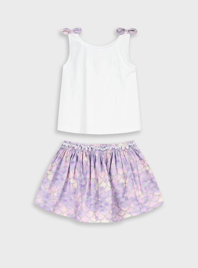 Σετ μπλούζα με φούστα