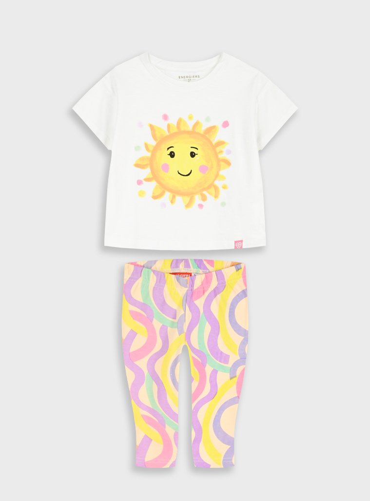 Σετ μπλούζα με κολάν - Image 2